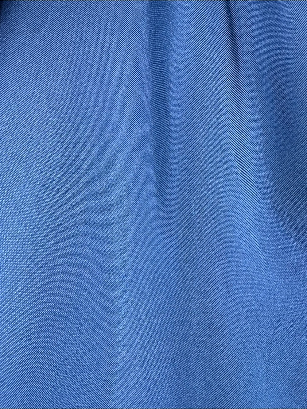 Marie Oliver 100% Silk Blue Puff Sleeve Split Neck Blouse Size S - Picture 10 of 11